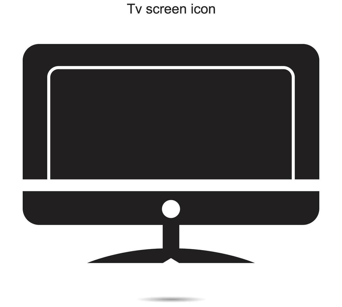 la télé écran icône, vecteur illustration.