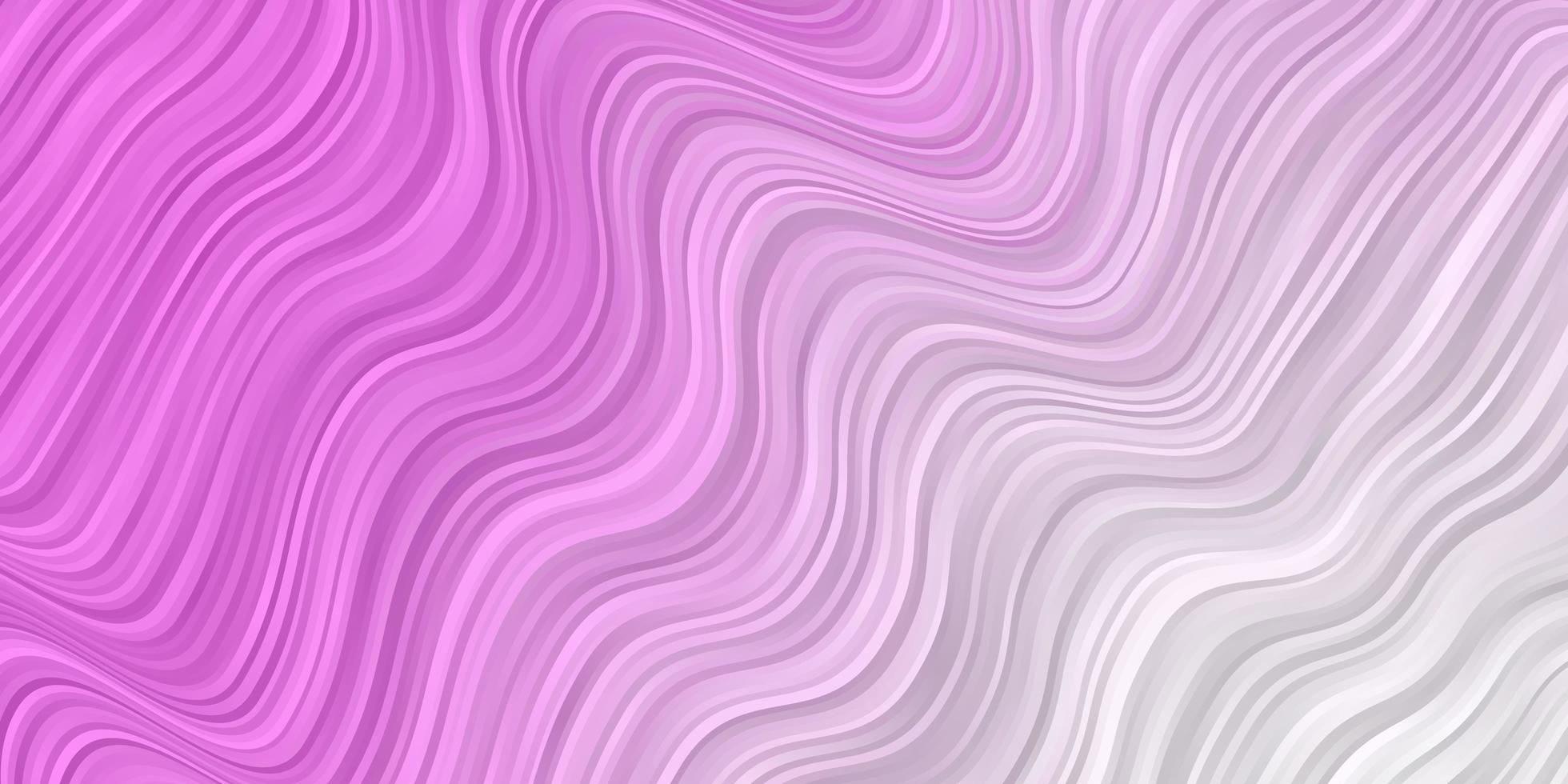 modèle vectoriel rose clair avec une illustration colorée de lignes qui se compose d'un motif de courbes pour les publicités publicitaires