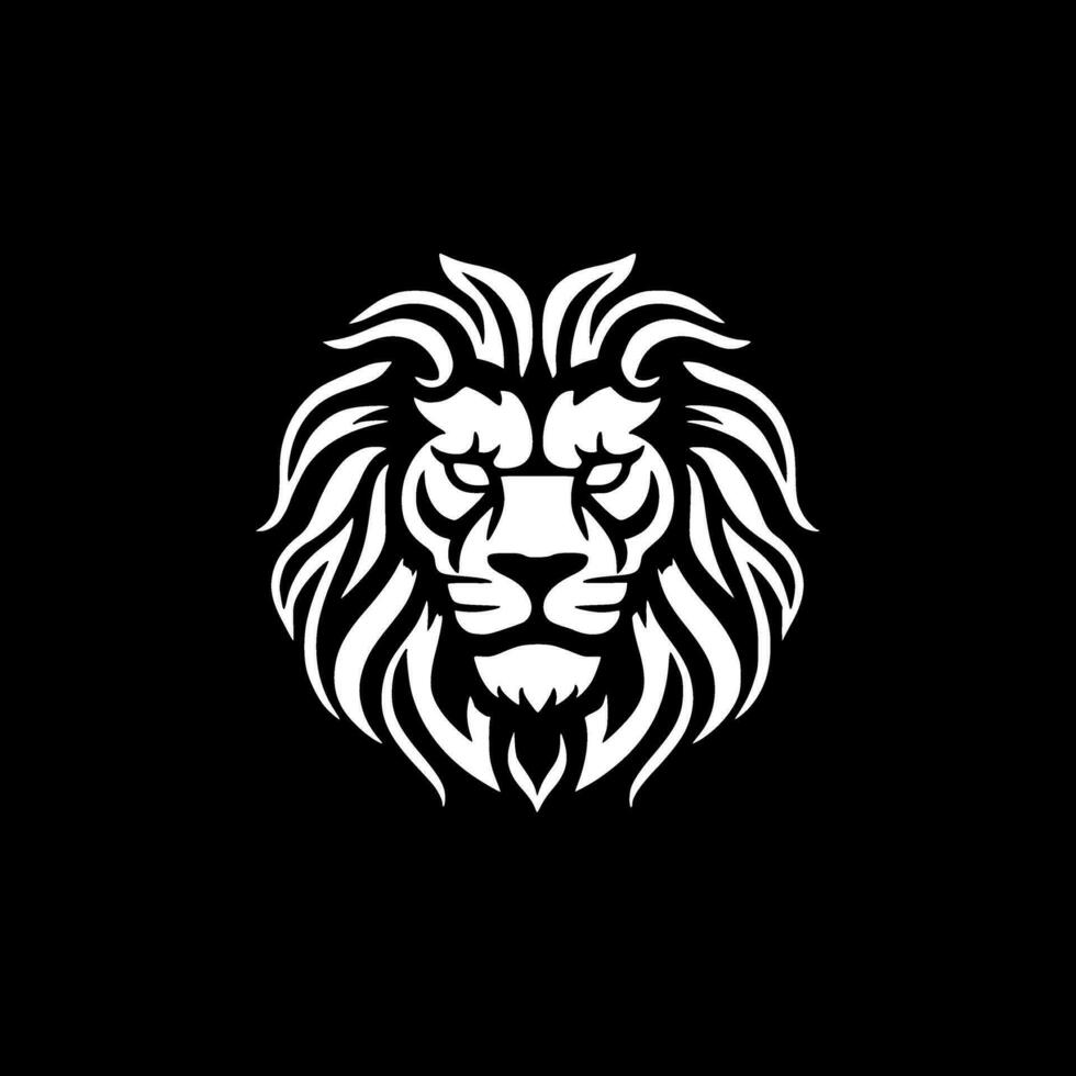 lion, minimaliste et Facile silhouette - vecteur illustration