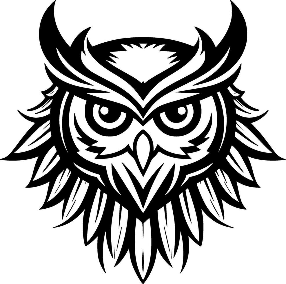 hibou - haute qualité vecteur logo - vecteur illustration idéal pour T-shirt graphique