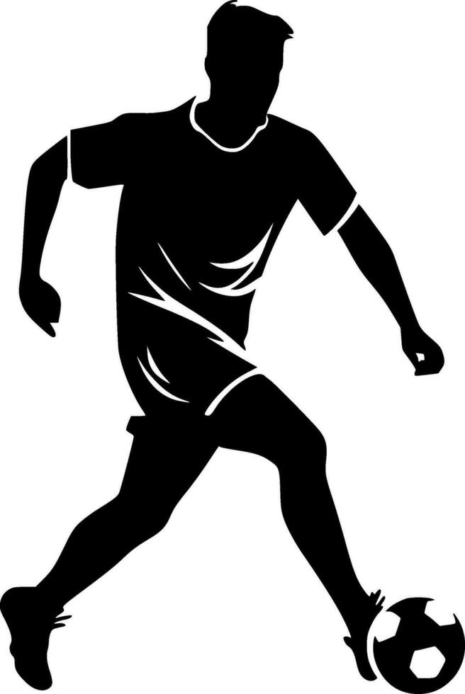 Football - minimaliste et plat logo - vecteur illustration