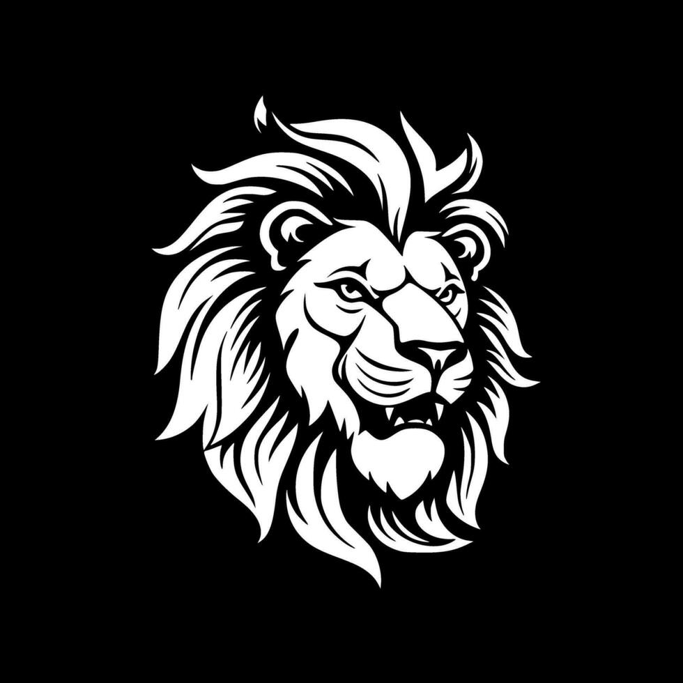 lion, minimaliste et Facile silhouette - vecteur illustration