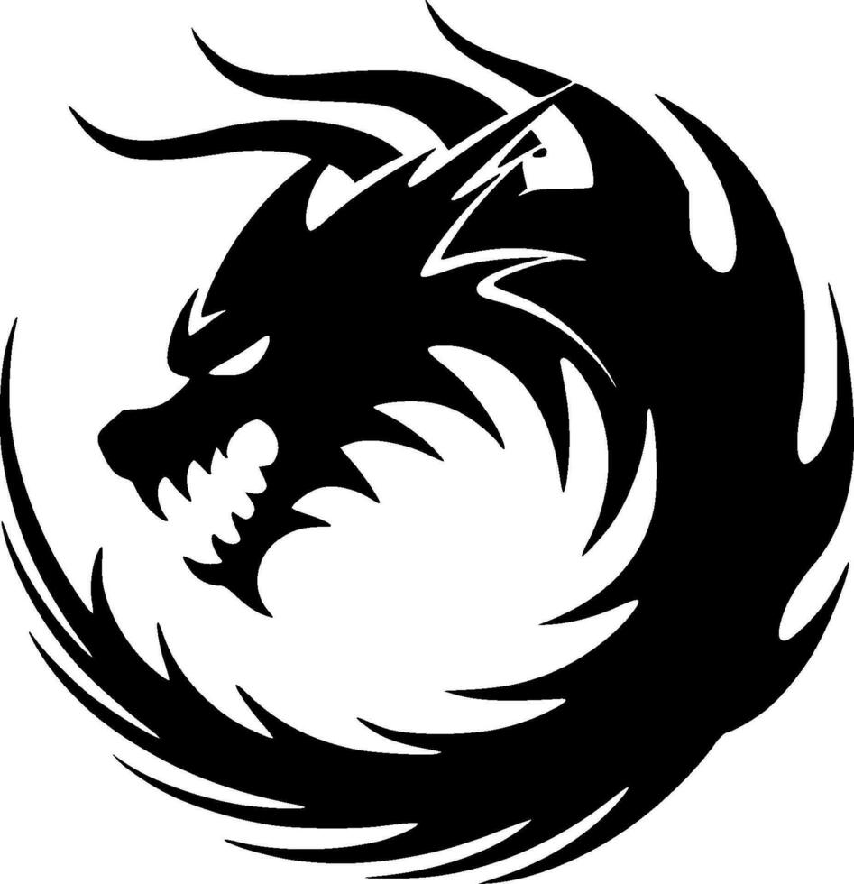 dragon - haute qualité vecteur logo - vecteur illustration idéal pour T-shirt graphique