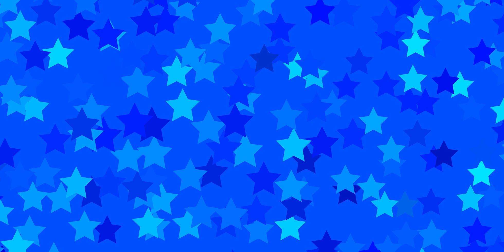 motif vectoriel bleu clair avec des étoiles abstraites illustration colorée avec motif abstrait d'étoiles dégradées pour les pages de destination des sites Web