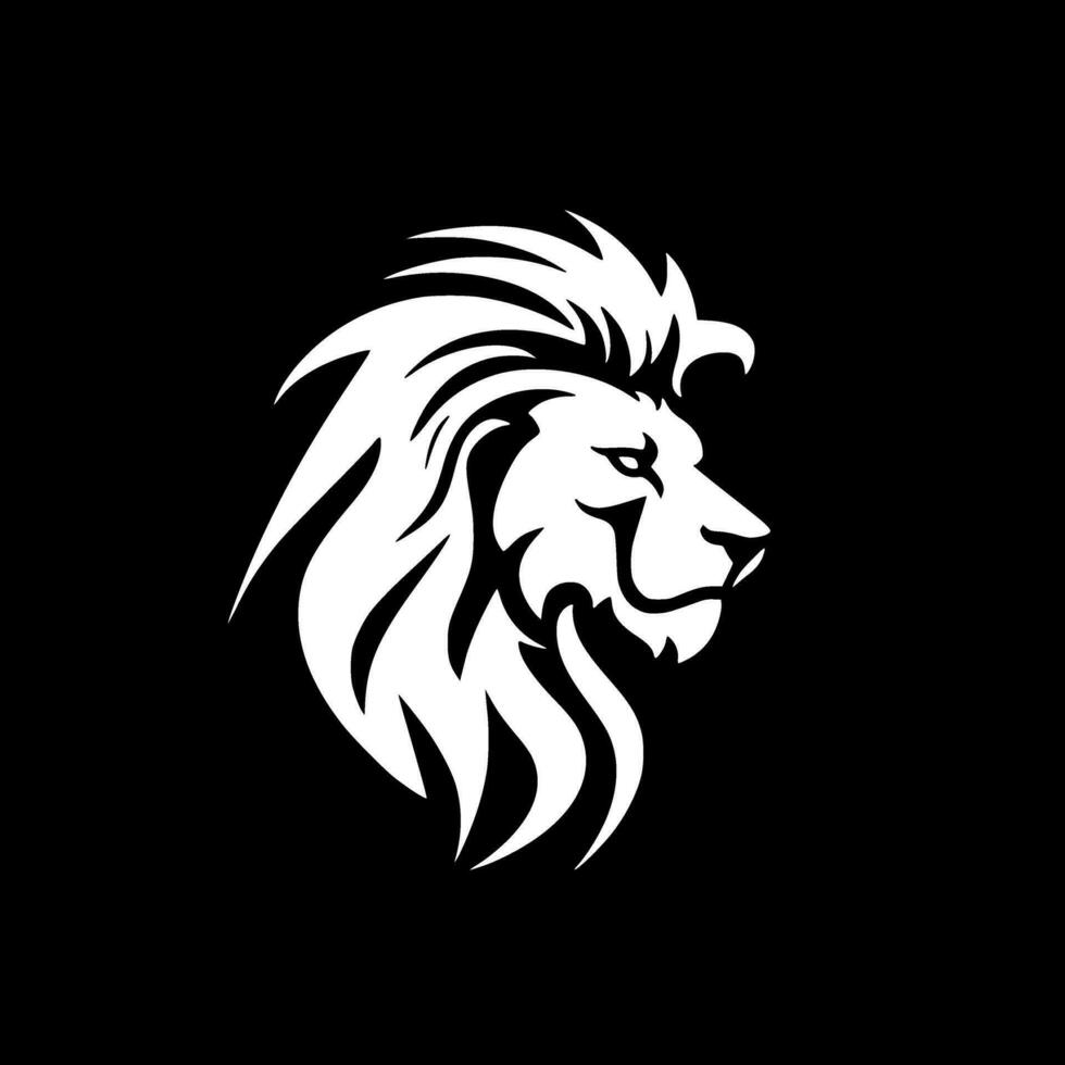 lion, minimaliste et Facile silhouette - vecteur illustration