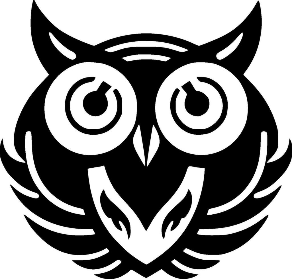 hibou - haute qualité vecteur logo - vecteur illustration idéal pour T-shirt graphique