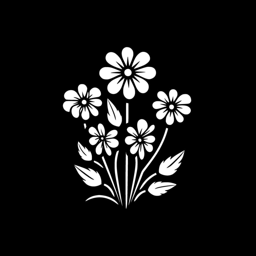 fleurs - haute qualité vecteur logo - vecteur illustration idéal pour T-shirt graphique