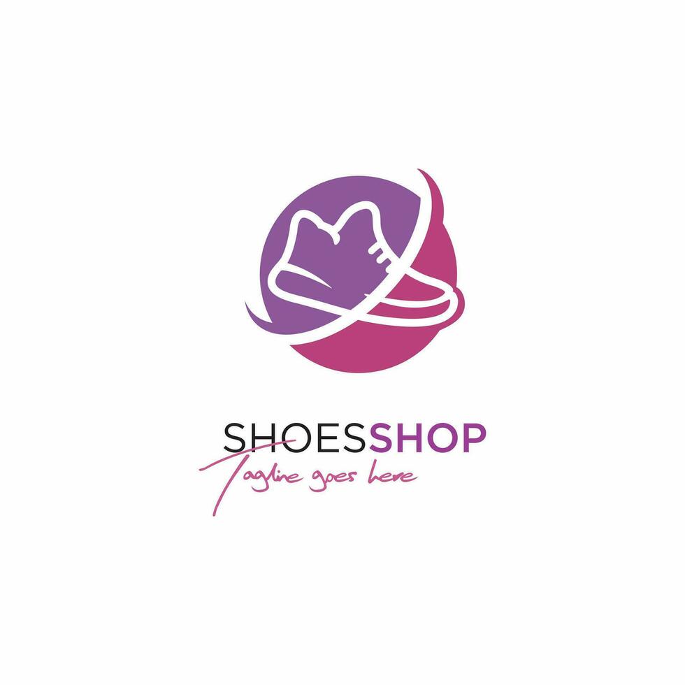 chaussure symbole, pour entreprise, la toile, en ligne chaussure magasin, social médias vecteur