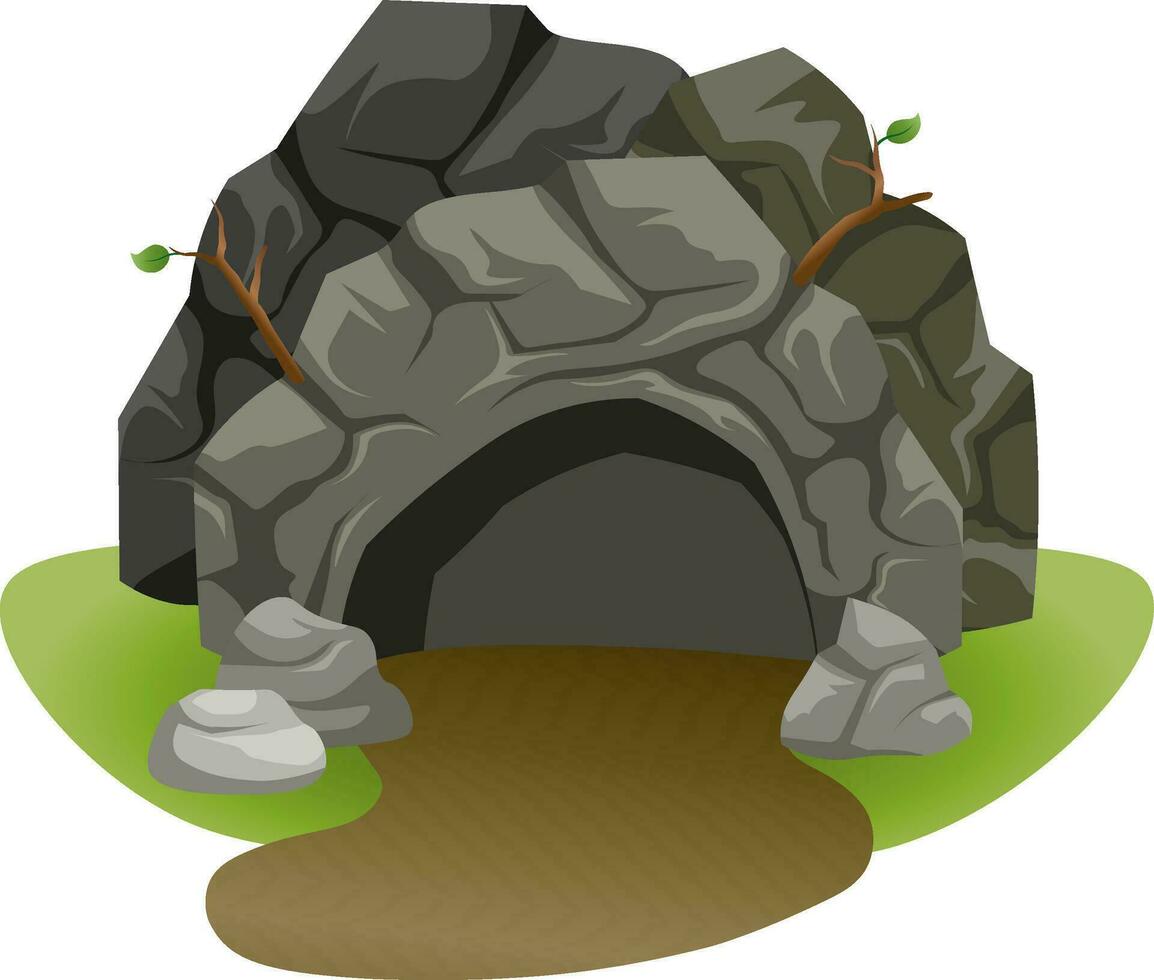 la grotte dessin animé illustration vecteur