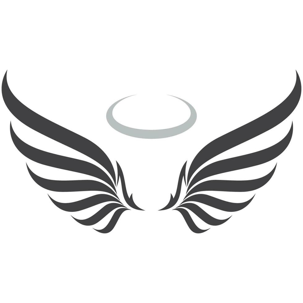 ange ailes logo vecteur