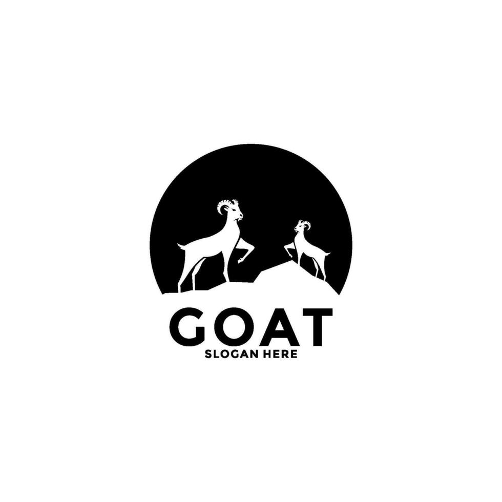chèvre logo vecteur conception. Créatif chèvre logo, moderne entreprise logo modèle
