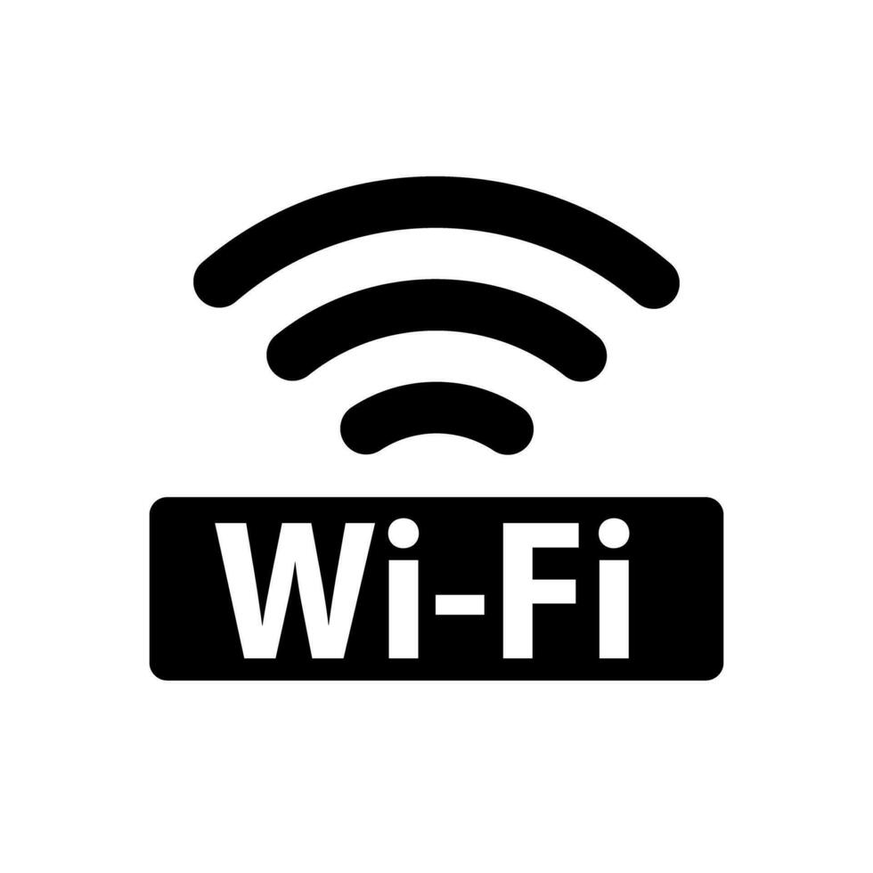 logo icône pour Wifi signal. vecteur. vecteur