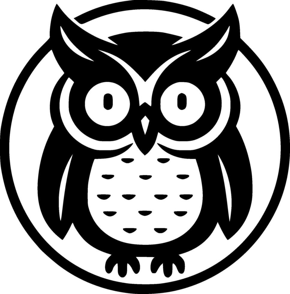 hibou - haute qualité vecteur logo - vecteur illustration idéal pour T-shirt graphique