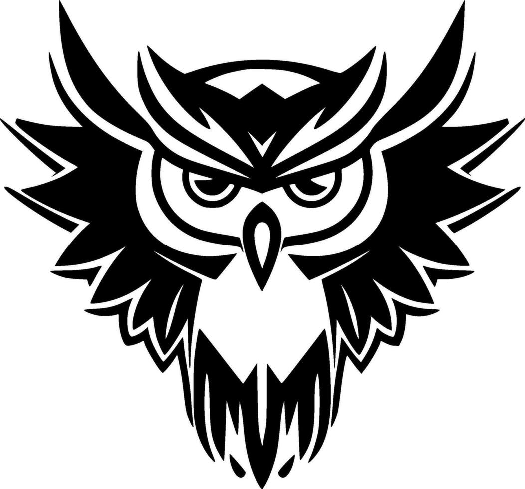 hibou - haute qualité vecteur logo - vecteur illustration idéal pour T-shirt graphique