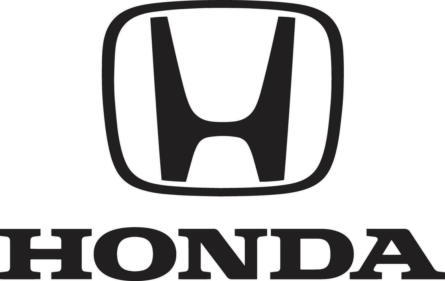 Ankara turkiye 19 juillet 2023 honda voiture marque logo marque vecteur