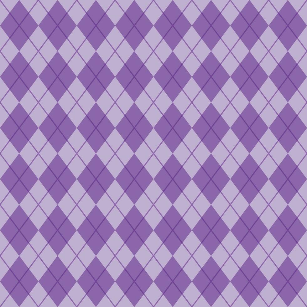 violet sans couture argyle modèle vecteur