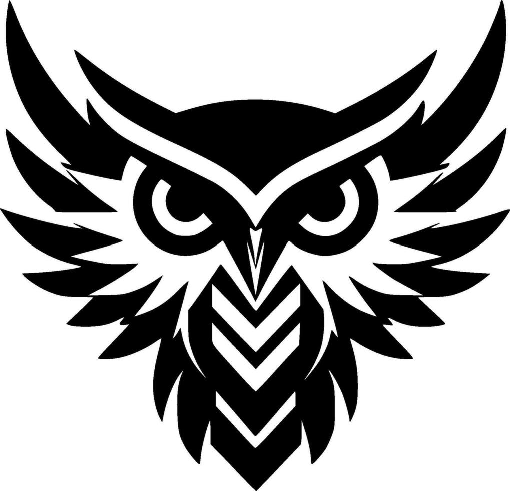 hibou - haute qualité vecteur logo - vecteur illustration idéal pour T-shirt graphique