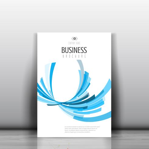 Conception de brochure d'entreprise vecteur