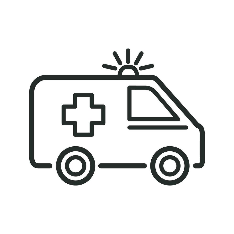 ambulance icône graphique vecteur conception illustration