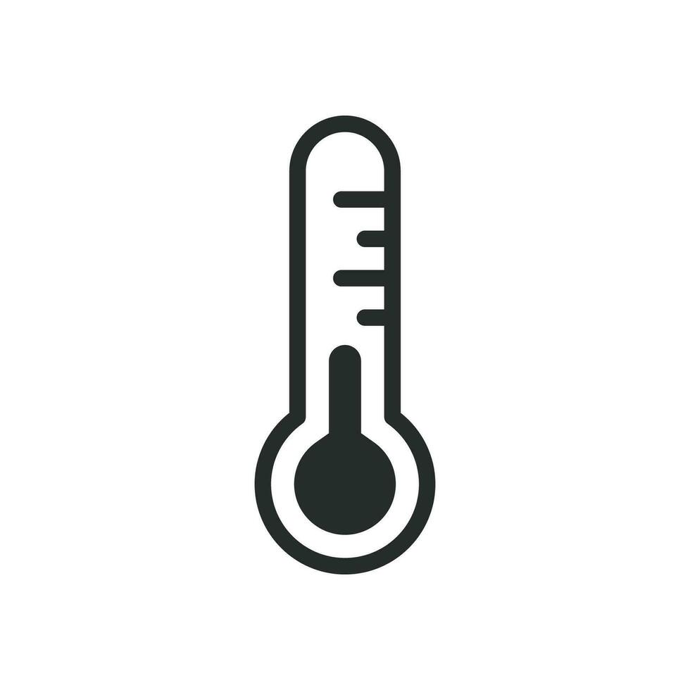 thermomètre icône graphique vecteur conception illustration