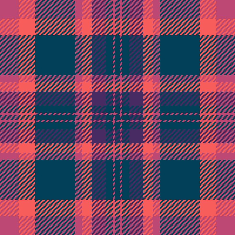 modèle tartan en tissu de texture sans couture vecteur avec une vérifier textile Contexte plaid.