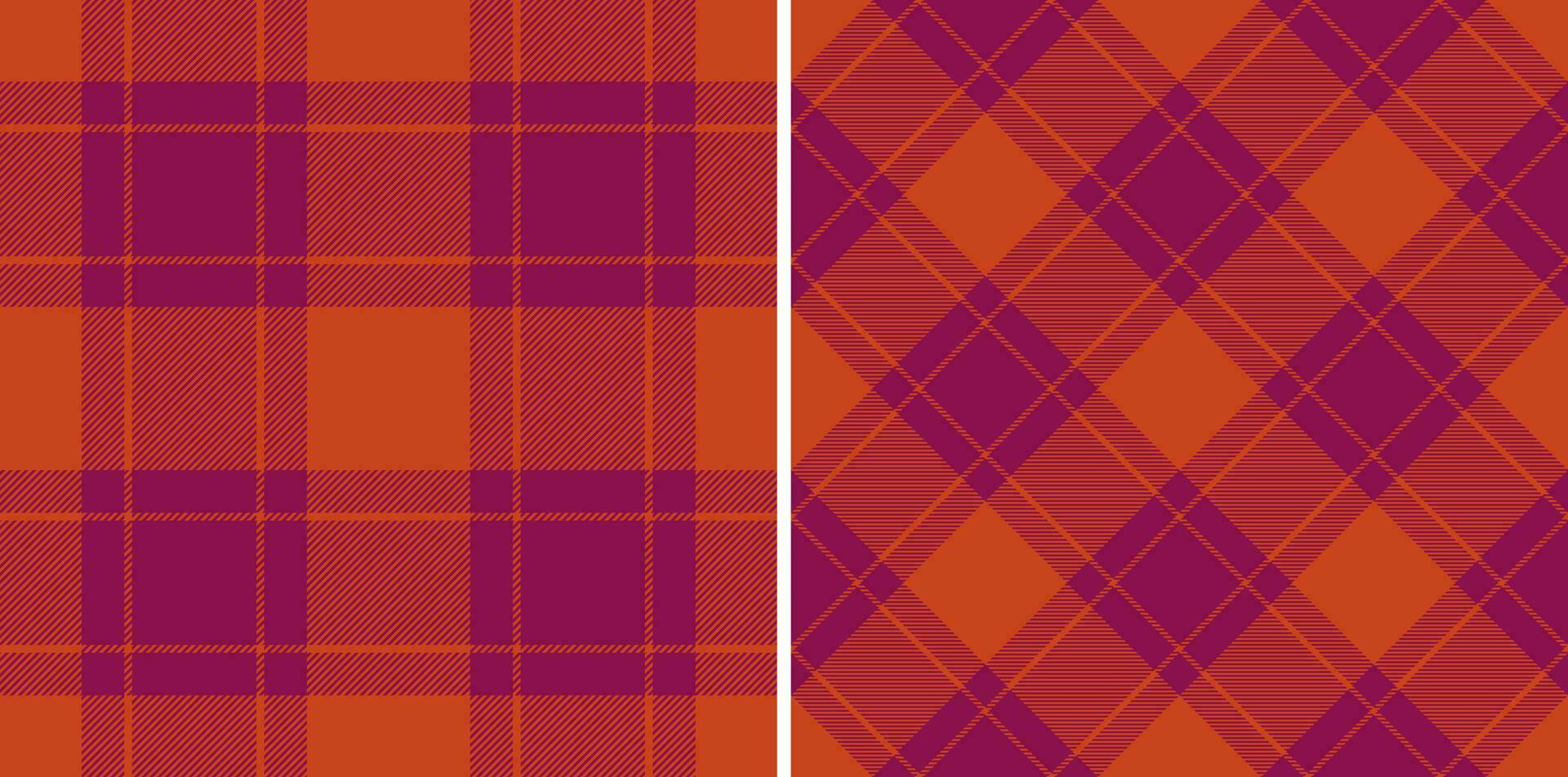 tartan textile sans couture de plaid vérifier modèle avec une vecteur en tissu texture Contexte.