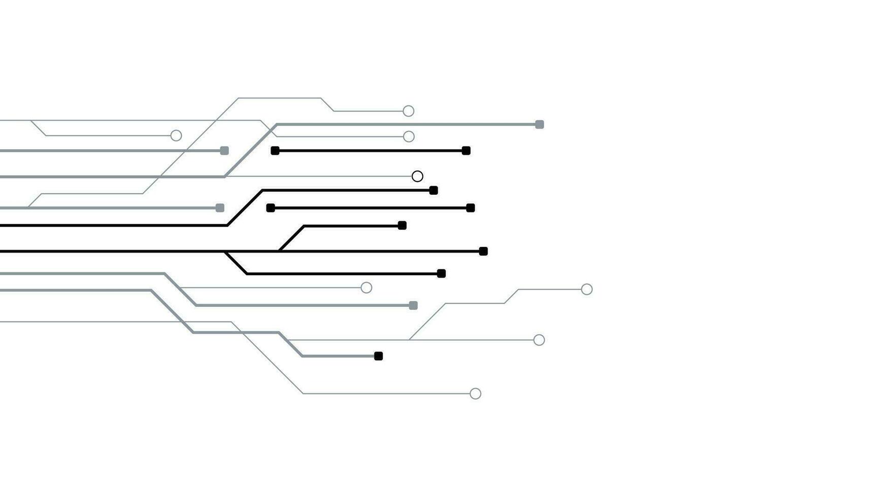 circuit planche La technologie Contexte. futur électronique technologie concept. mouvement. vecteur illustration élément