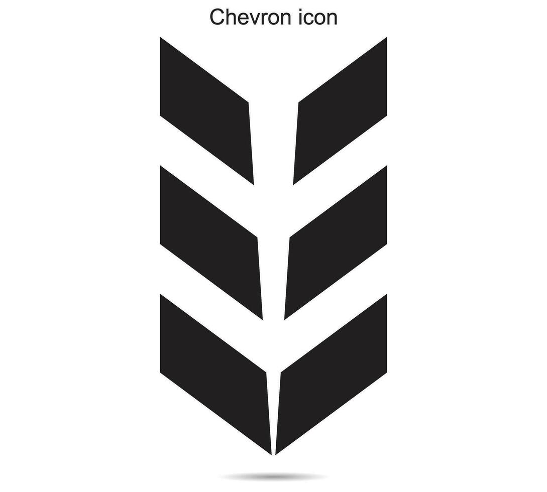 chevron icône, vecteur illustration.
