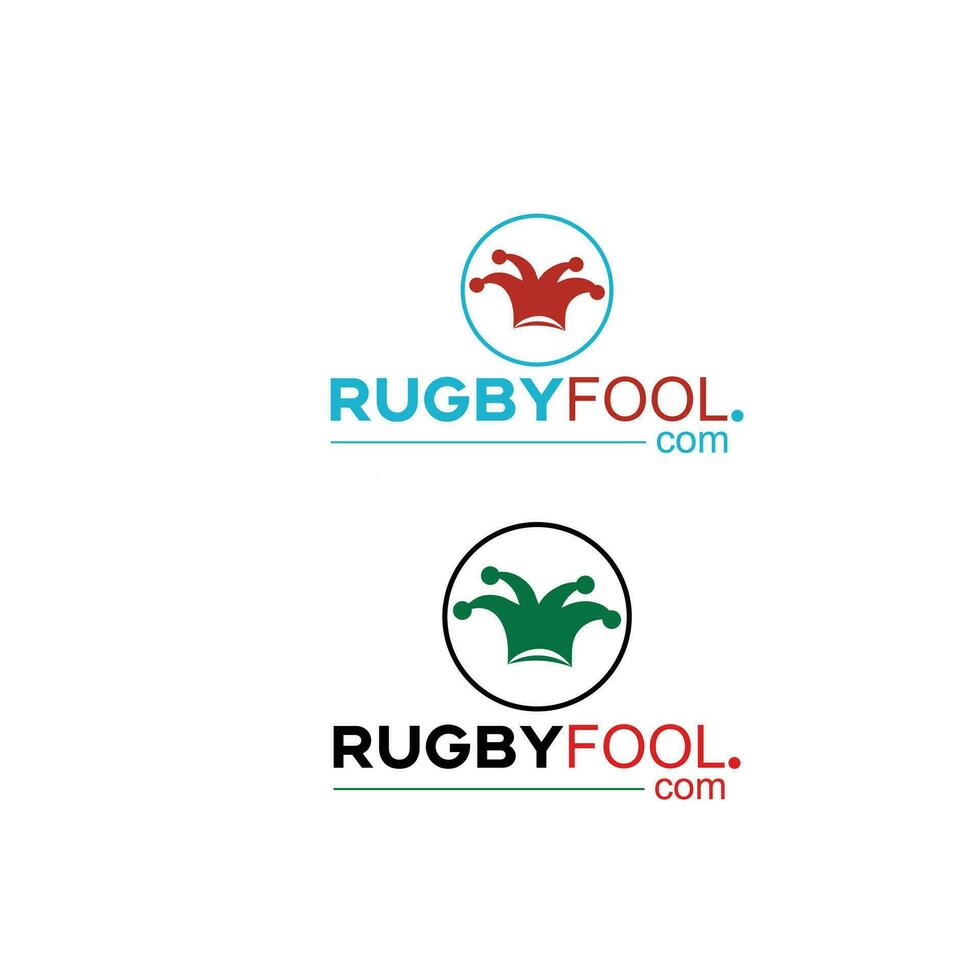 vecteur signe le rugby logo et dans plat conception, texte logo,