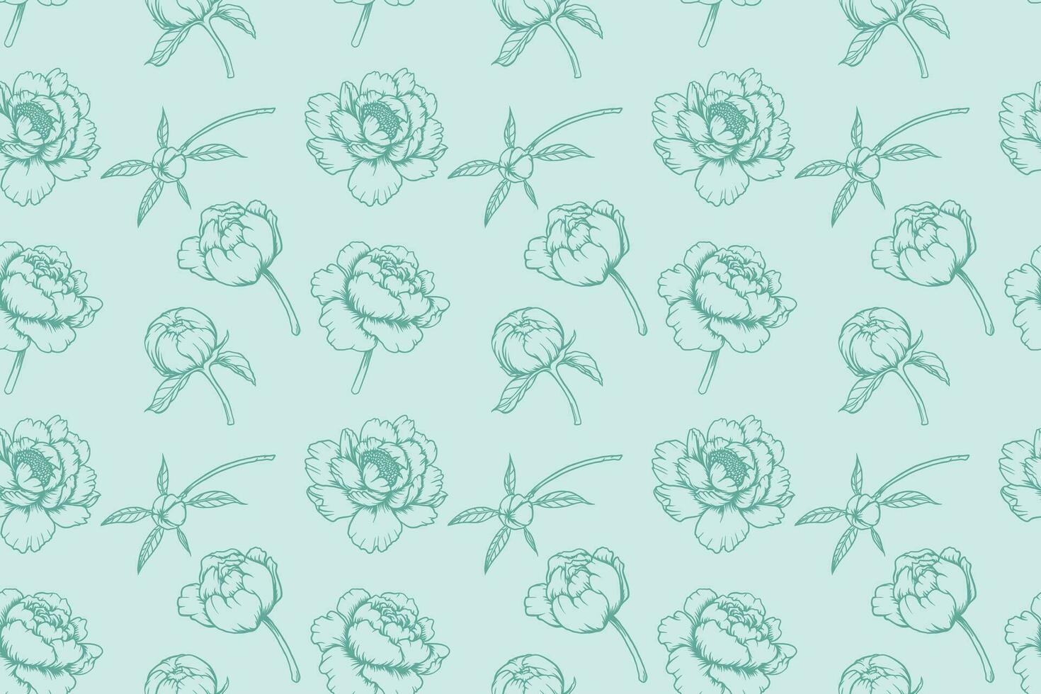 floral modèle dans ancien main dessiné, avec bébé doux couleurs. vecteur des dossiers