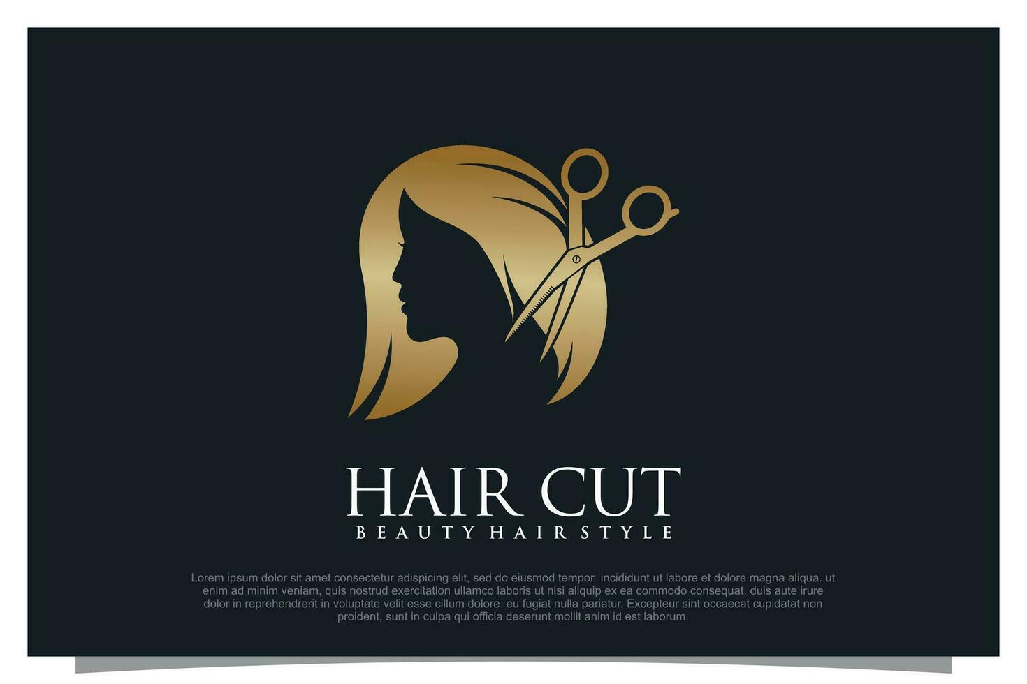 la Coupe de cheveux logo conception élément vecteur pour votre affaires