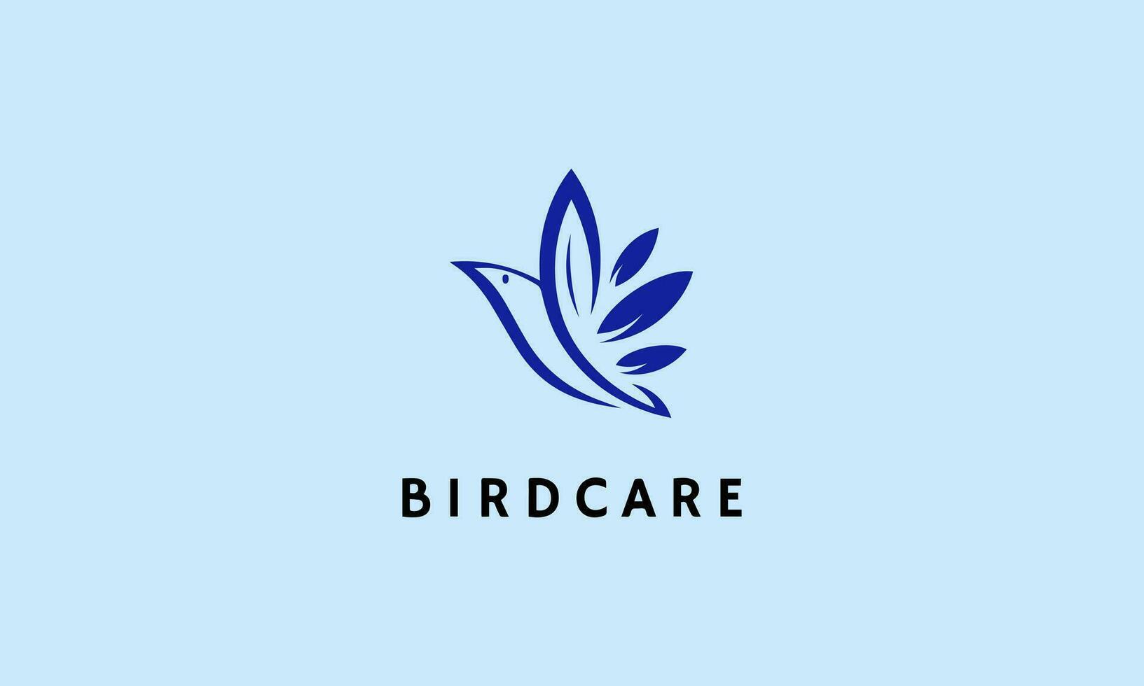 oiseau canari moderne minimaliste Facile coloré logo conception vecteur