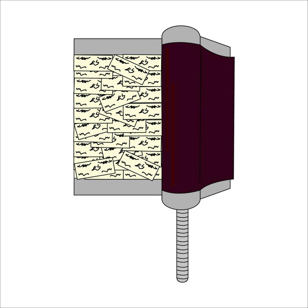 vecteur illustration de une dague, épée. tout éléments sont isolé