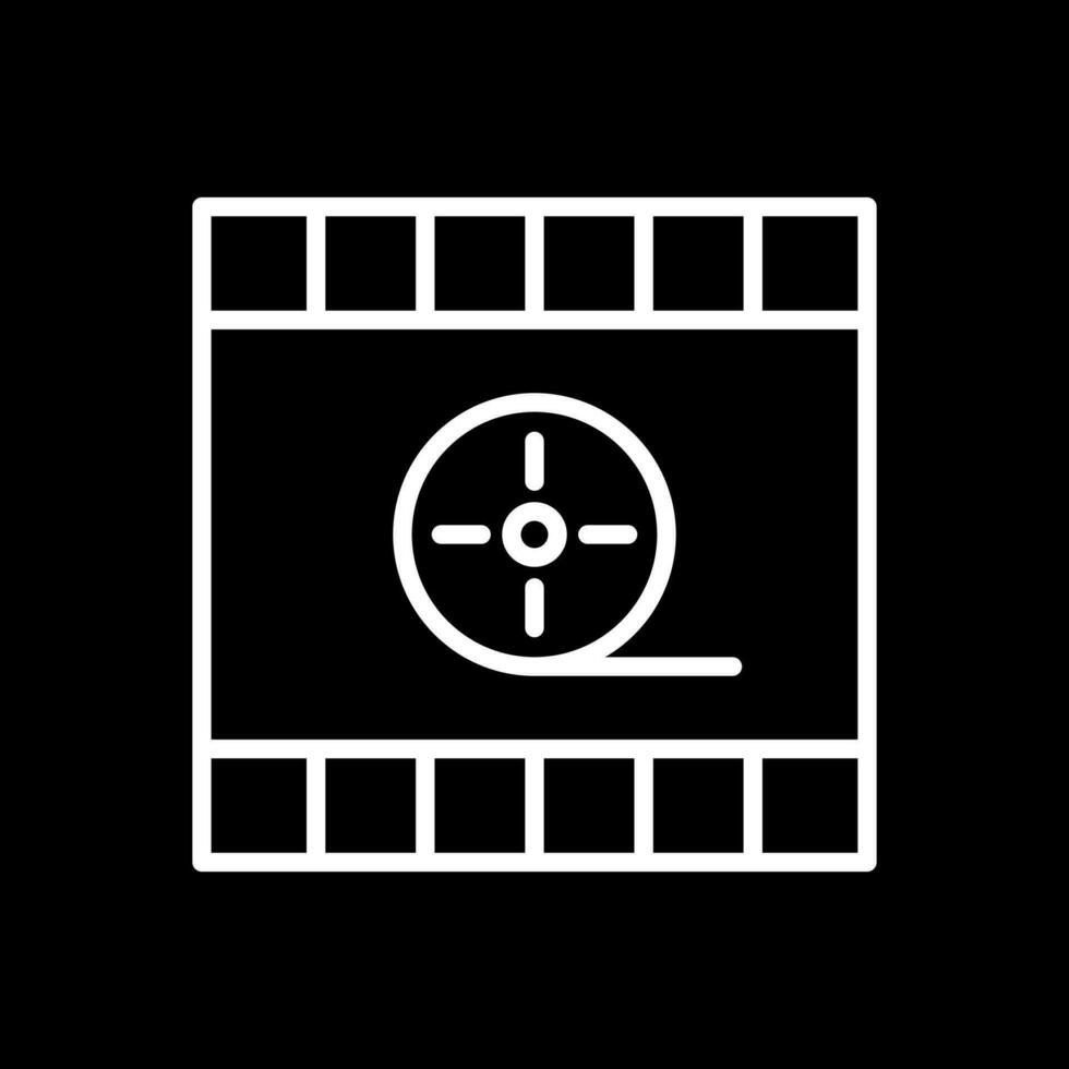 film bobine vecteur icône conception