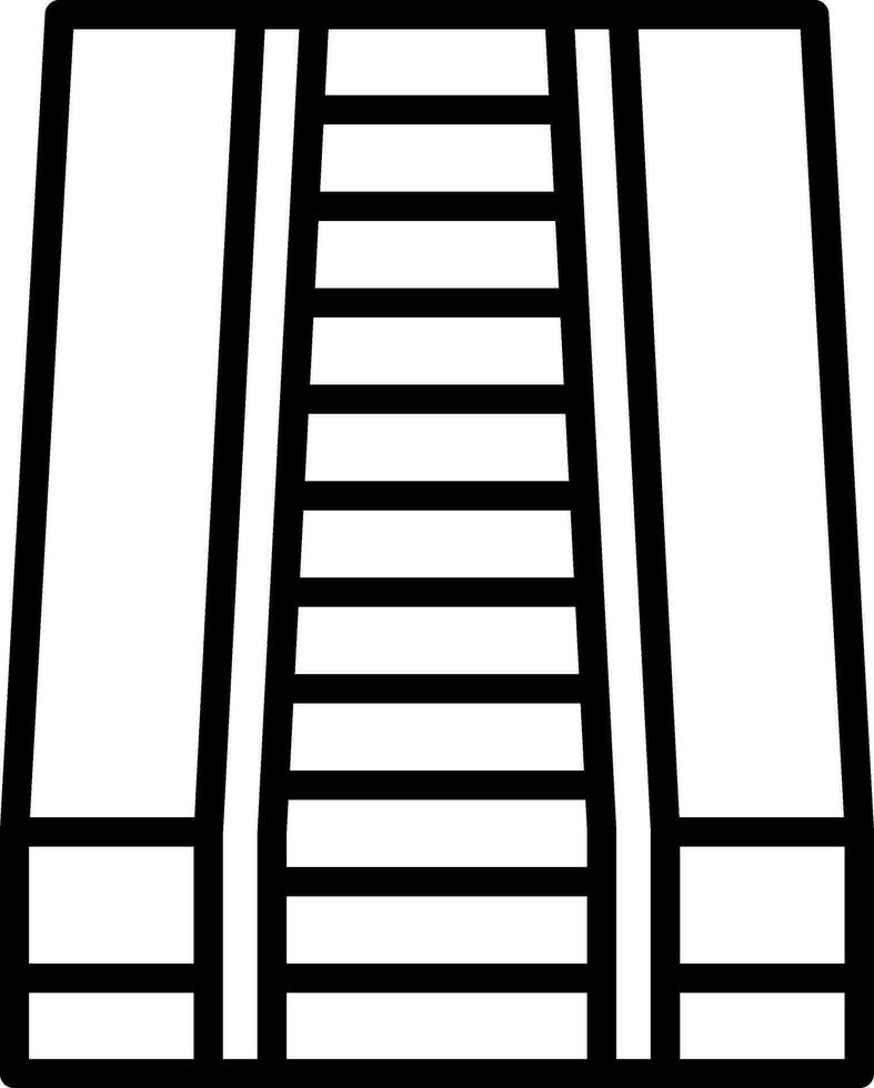 conception d'icône de vecteur d'escalator