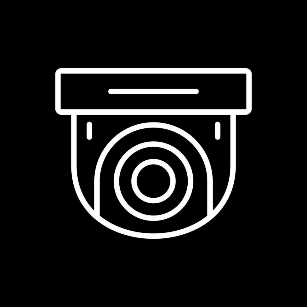 Sécurité caméra vecteur icône conception