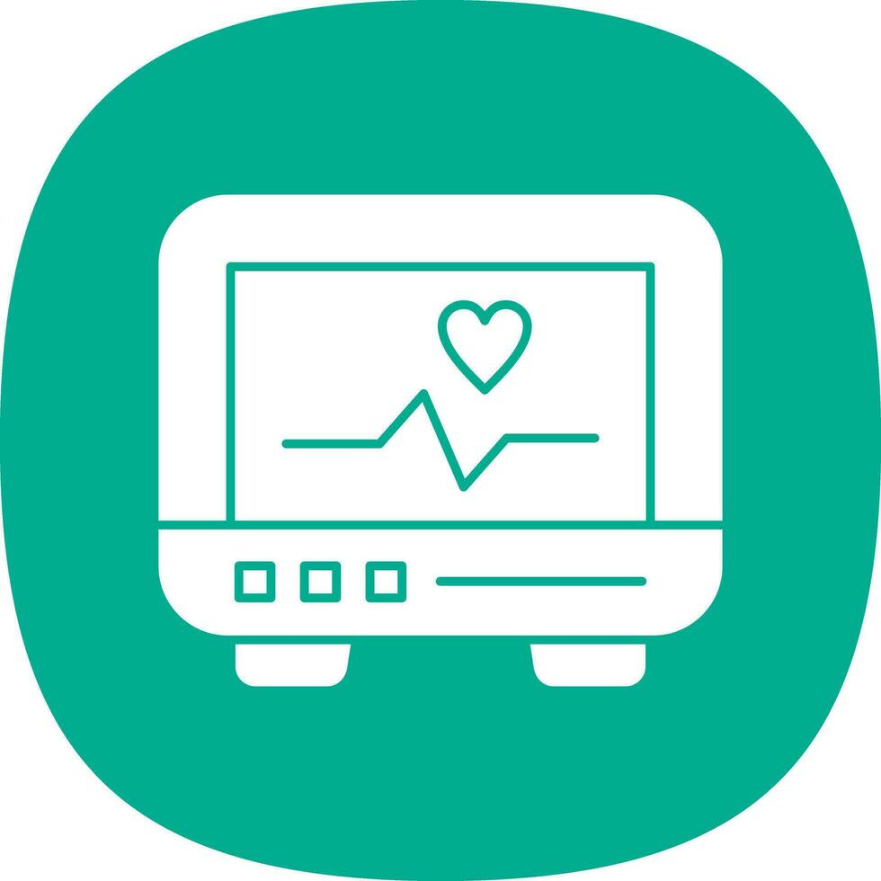 cardiogramme vecteur icône conception