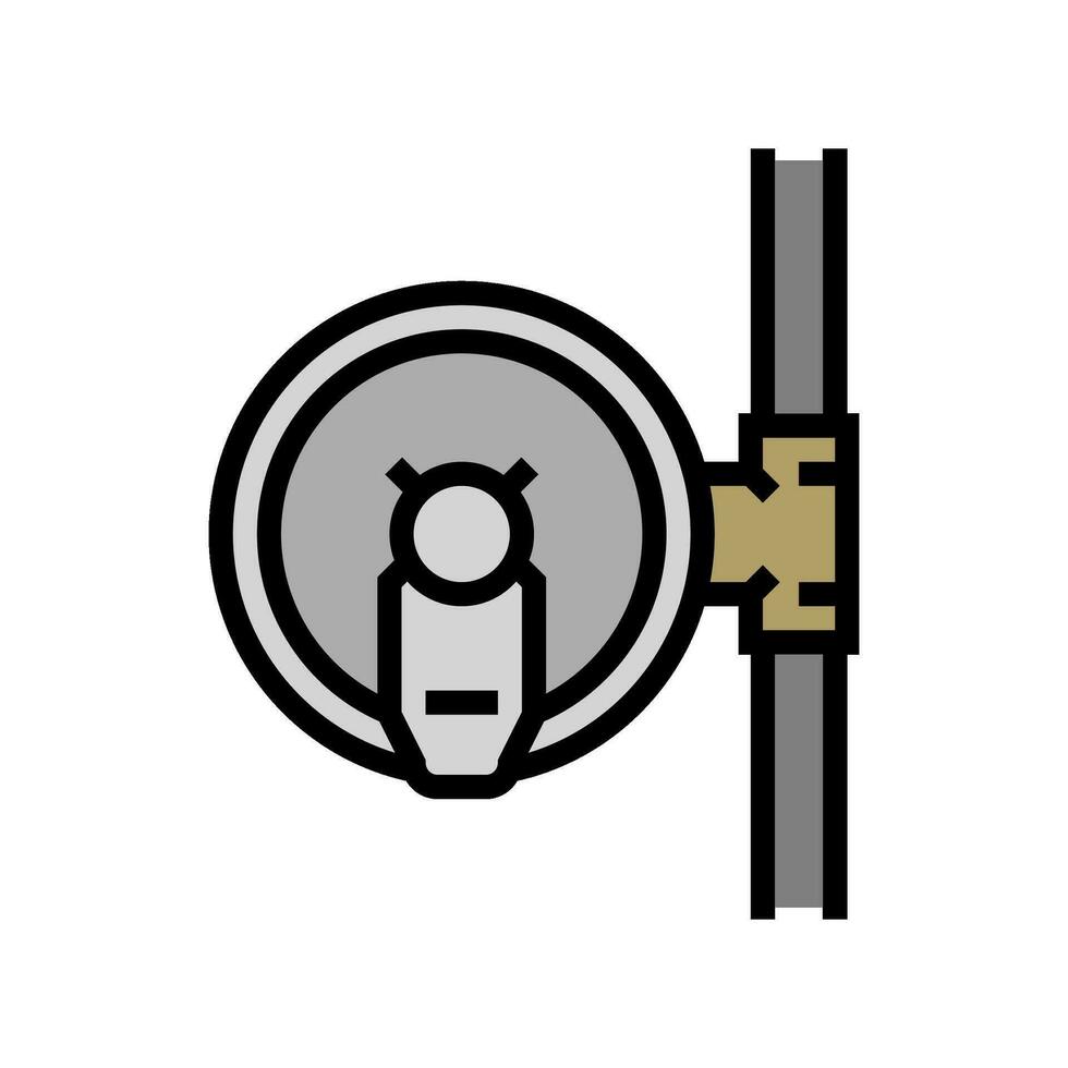 régulateur gaz un service Couleur icône vecteur illustration