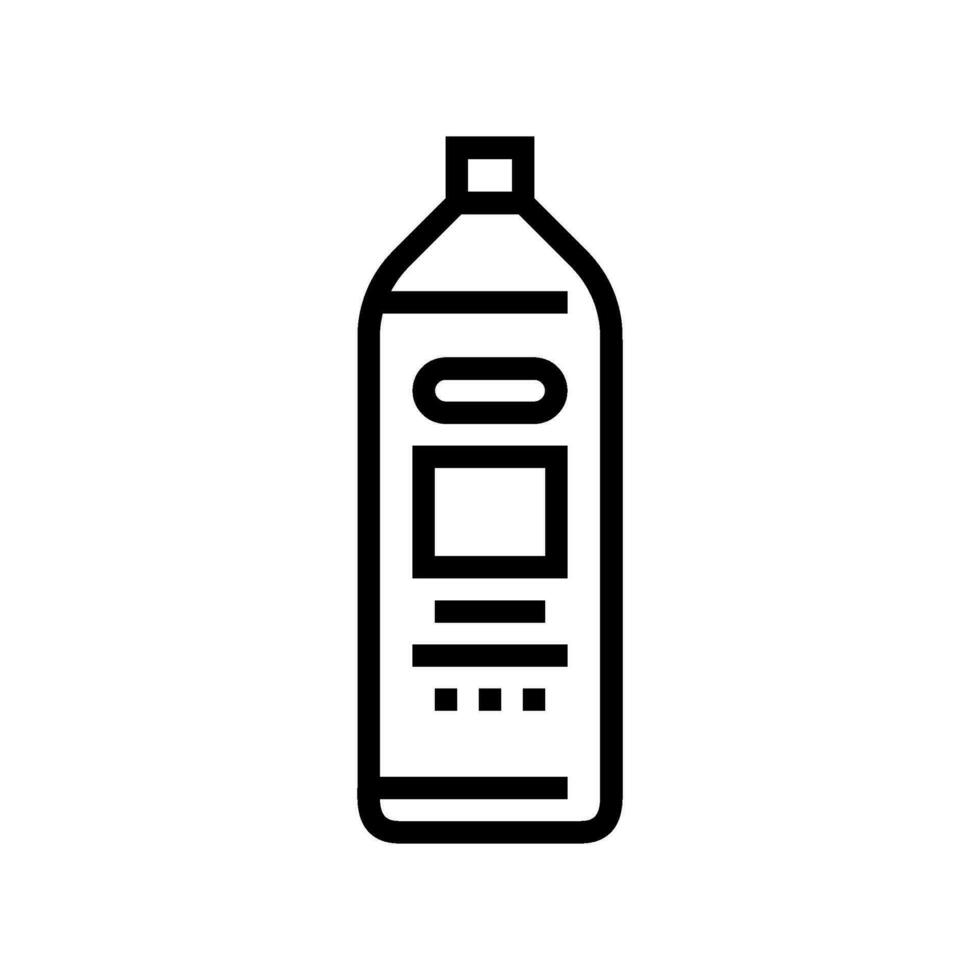 shampooing hygiène ligne icône vecteur illustration