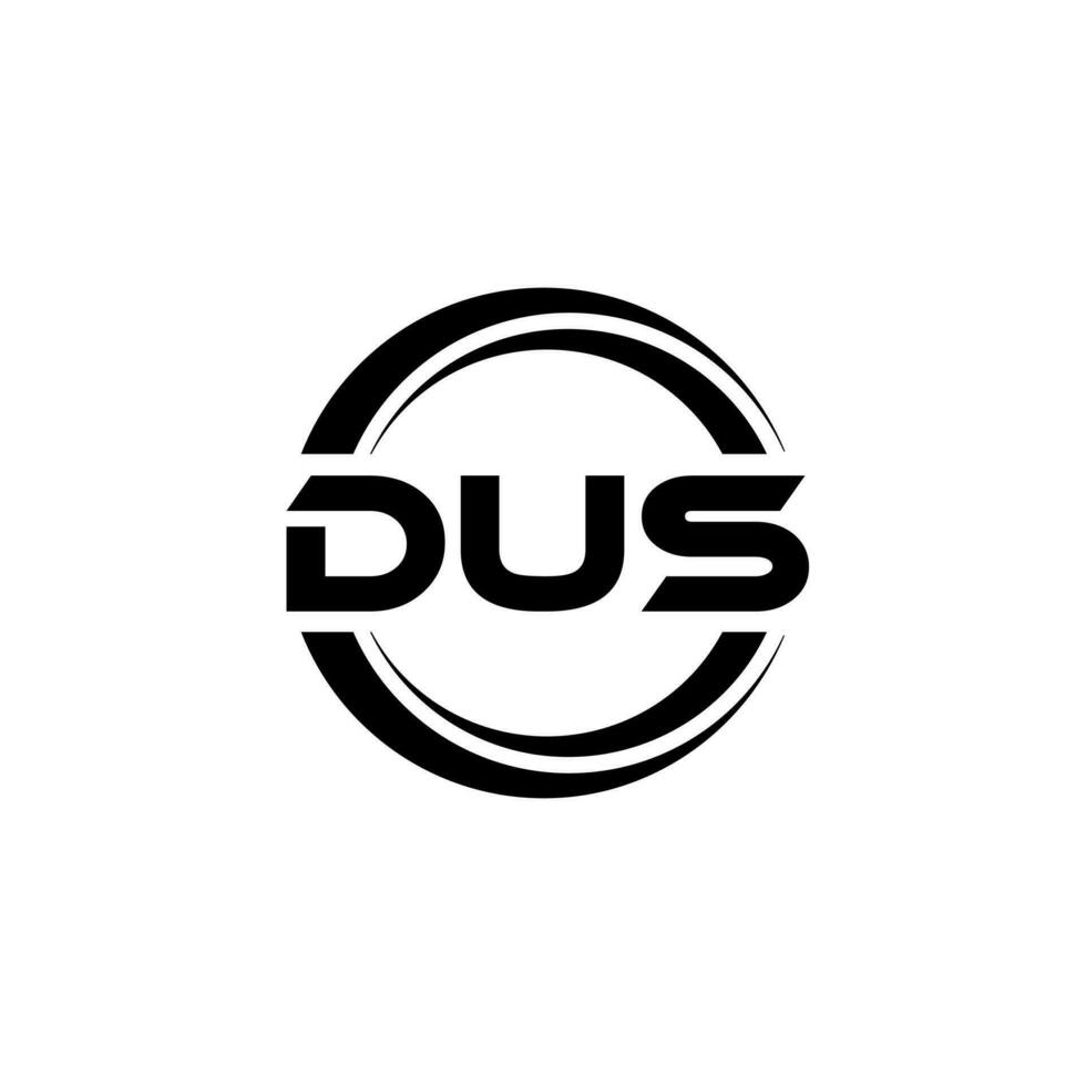 dus logo conception, inspiration pour une unique identité. moderne élégance et Créatif conception. filigrane votre Succès avec le frappant cette logo. vecteur