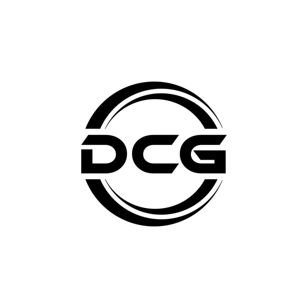 DCG logo conception, inspiration pour une unique identité. moderne élégance et Créatif conception. filigrane votre Succès avec le frappant cette logo. vecteur