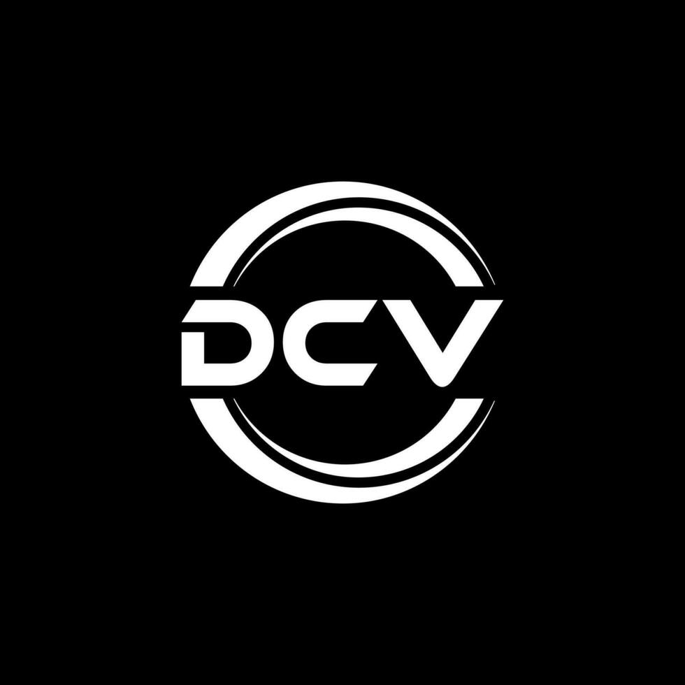 DCV logo conception, inspiration pour une unique identité. moderne élégance et Créatif conception. filigrane votre Succès avec le frappant cette logo. vecteur