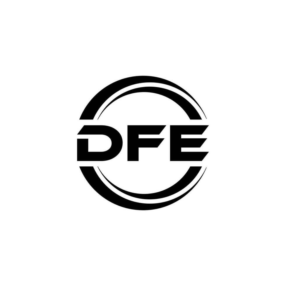 dfe logo conception, inspiration pour une unique identité. moderne élégance et Créatif conception. filigrane votre Succès avec le frappant cette logo. vecteur