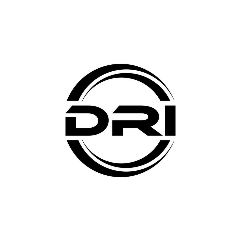 dri logo conception, inspiration pour une unique identité. moderne élégance et Créatif conception. filigrane votre Succès avec le frappant cette logo. vecteur