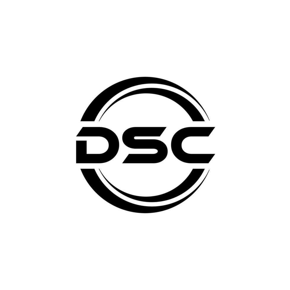 DSC logo conception, inspiration pour une unique identité. moderne élégance et Créatif conception. filigrane votre Succès avec le frappant cette logo. vecteur