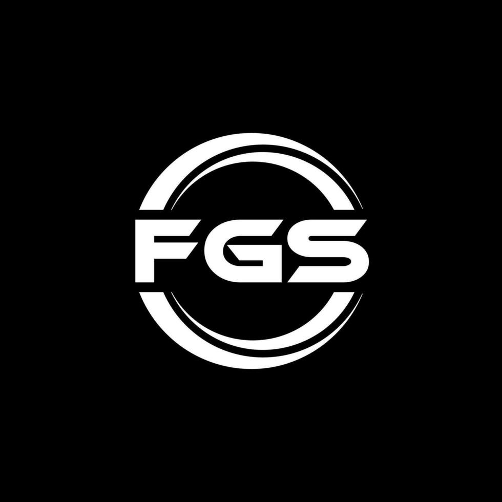 fgs logo conception, inspiration pour une unique identité. moderne élégance et Créatif conception. filigrane votre Succès avec le frappant cette logo. vecteur