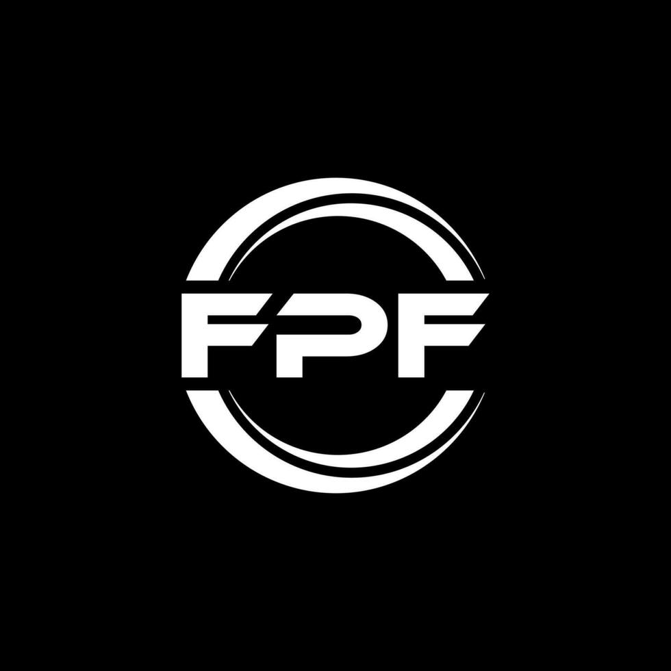 fpf logo conception, inspiration pour une unique identité. moderne élégance et Créatif conception. filigrane votre Succès avec le frappant cette logo. vecteur