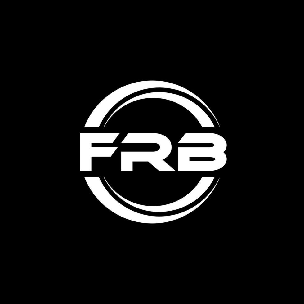 FRB logo conception, inspiration pour une unique identité. moderne élégance et Créatif conception. filigrane votre Succès avec le frappant cette logo. vecteur