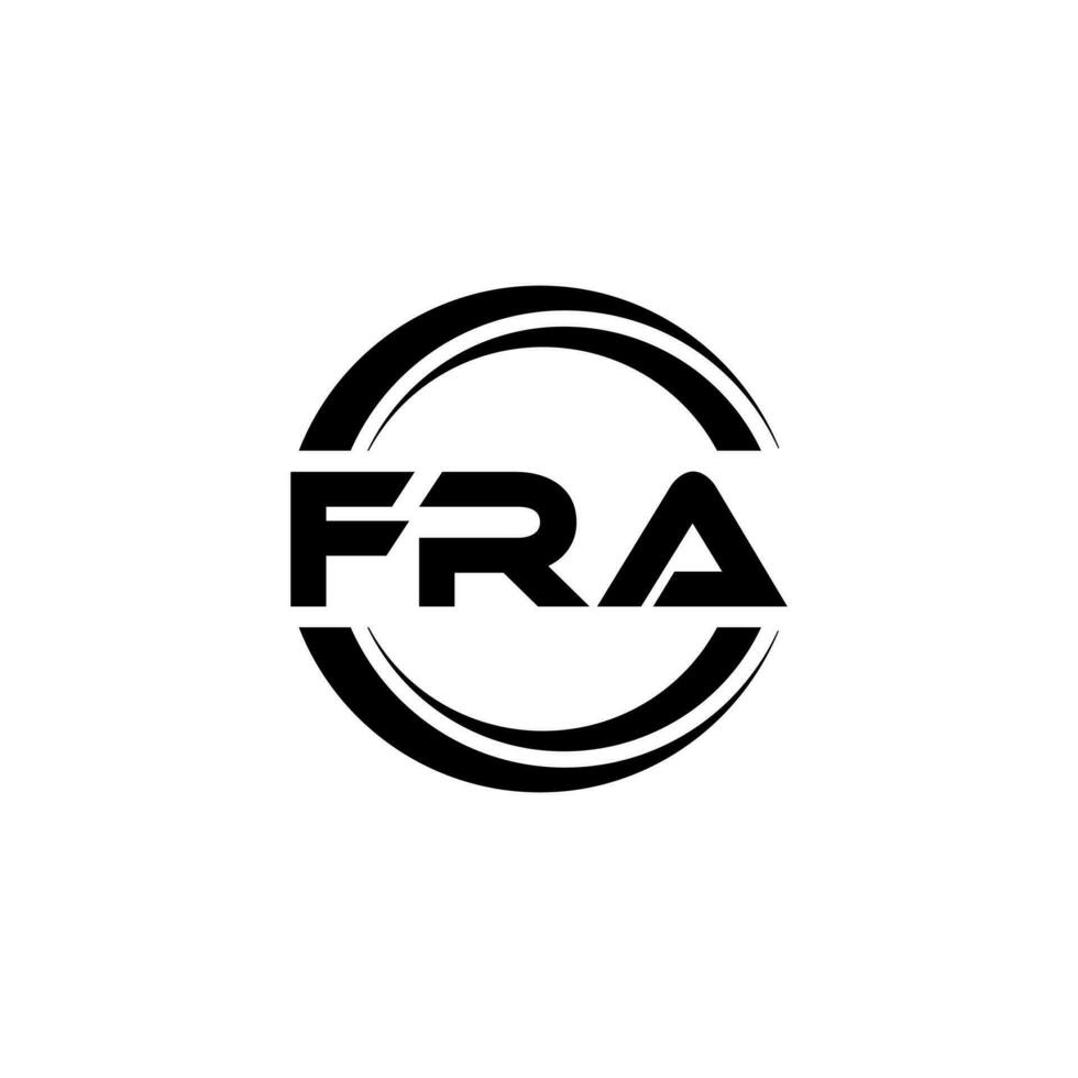 fra logo conception, inspiration pour une unique identité. moderne élégance et Créatif conception. filigrane votre Succès avec le frappant cette logo. vecteur