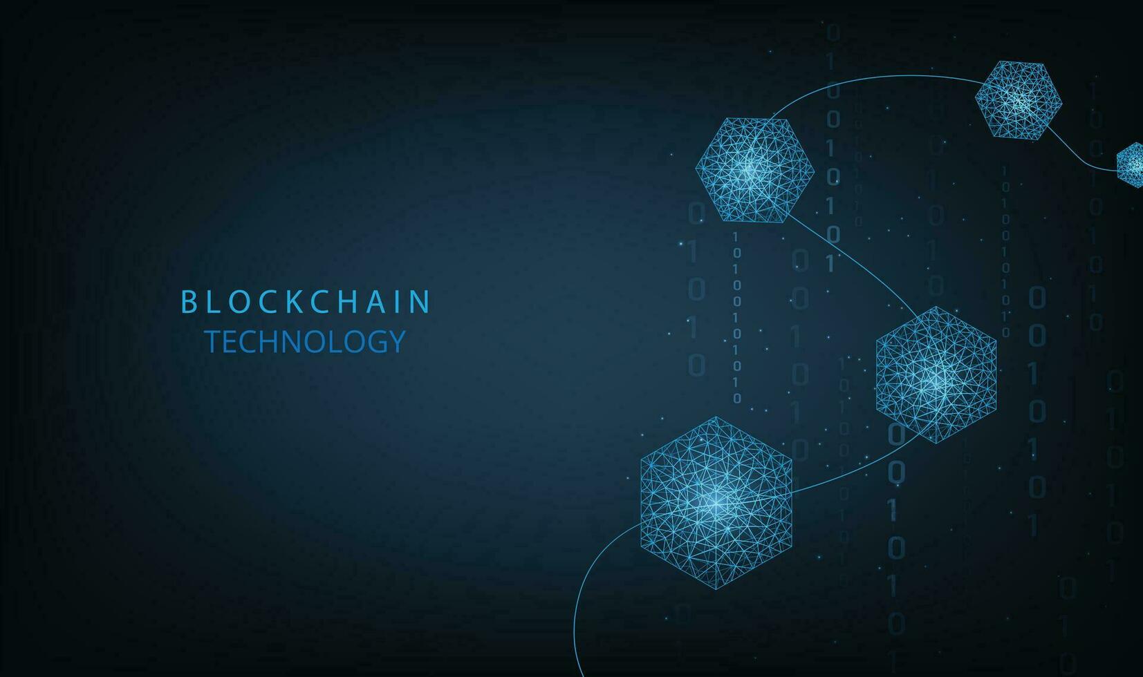 blockchain La technologie concept. vecteur